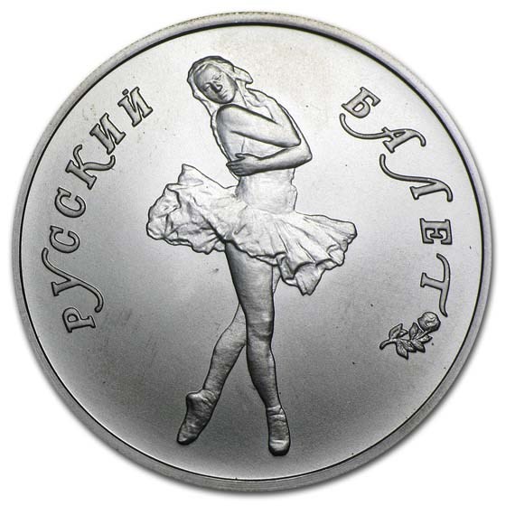 Russia 1/2 oz Palladium Ballerina BU (Random Year) Russia 1/2 oz Palladium Ballerina BU (Random Year)